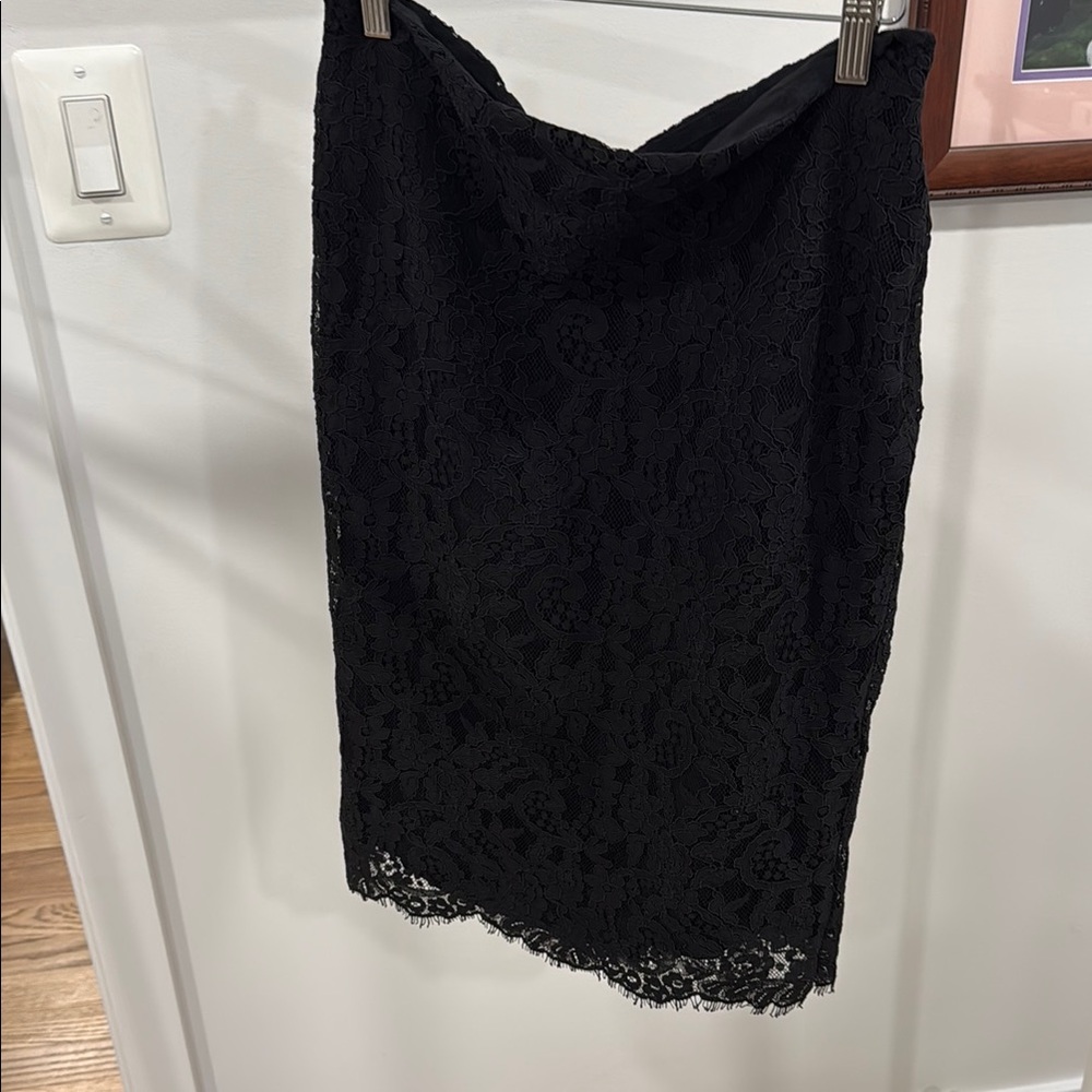 Ralph Lauren Black Knee-Length Pencil Skirt